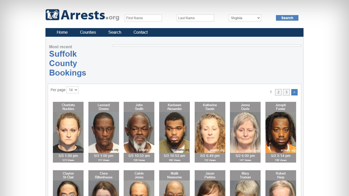 Suffolk County Arrests and Inmate Search